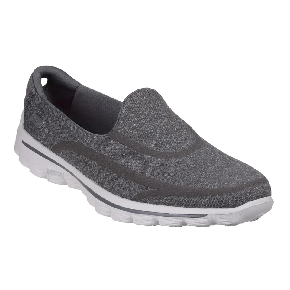 Skechers Women's GOwalk 2 Super Sock Pumps - Grey - UK 3 - Grijs Afbeelding 1