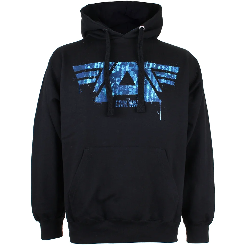 Marvel Mens Captain America Civil War A-Wings Hoody - Zwart - S - Zwart Afbeelding 1
