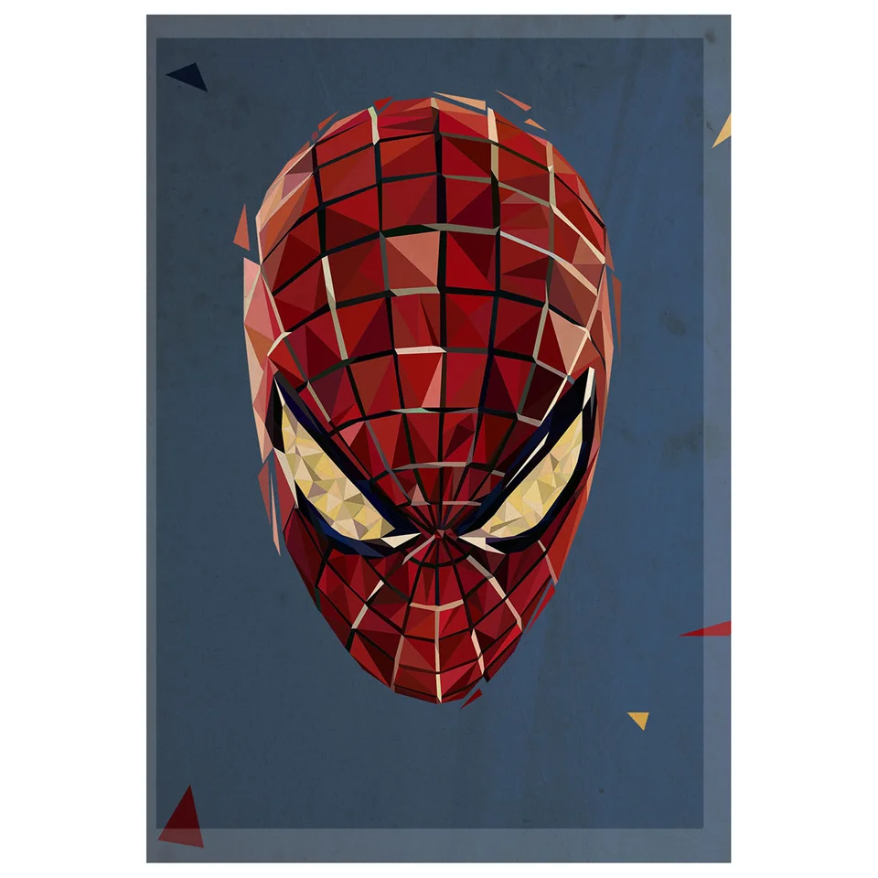 In Pieces' - Spiderman inspired Artwork Print - 14 x 11 Inches Afbeelding 1