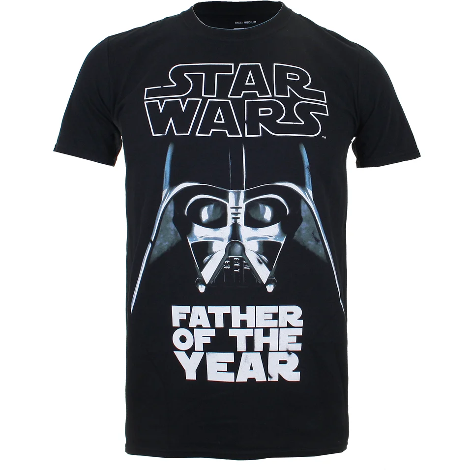 Star Wars Father of the Year Heren T-Shirt - Zwart - S - Zwart Afbeelding 1