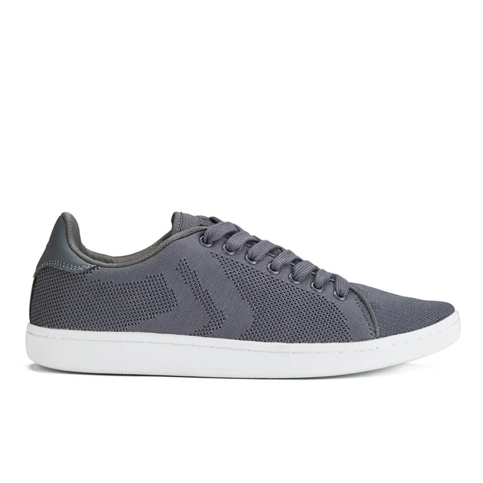 Crosshatch Men's Cross Shot Mesh Trainers - Smoked Pearl - UK 6 - Grijs Afbeelding 1