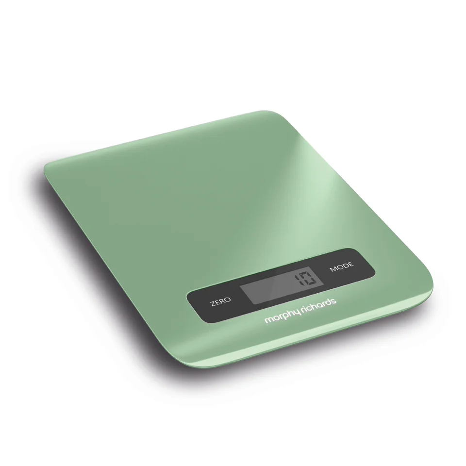 Morphy Richards 974902 Digital Kitchen Scales Sage Green Afbeelding 1