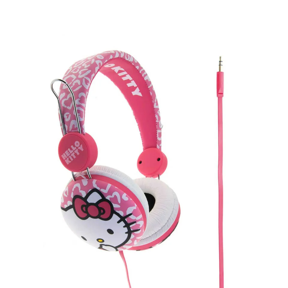 Hello Kitty On-Ear Headphones - Pink Leopard Afbeelding 1