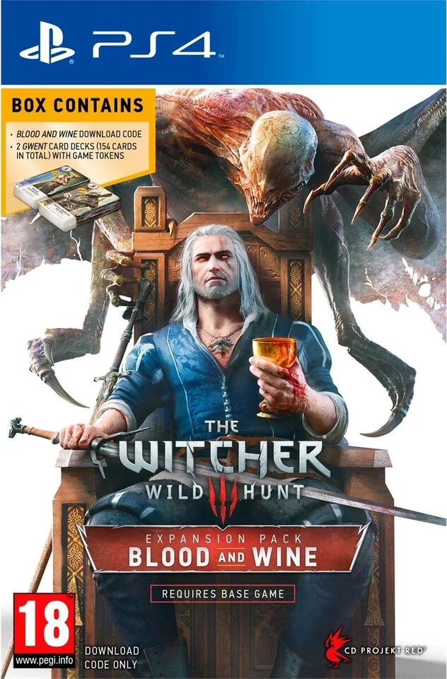 The Witcher III: Blood & Wine + 2 Gwent Card Decks (Download Code) Afbeelding 1