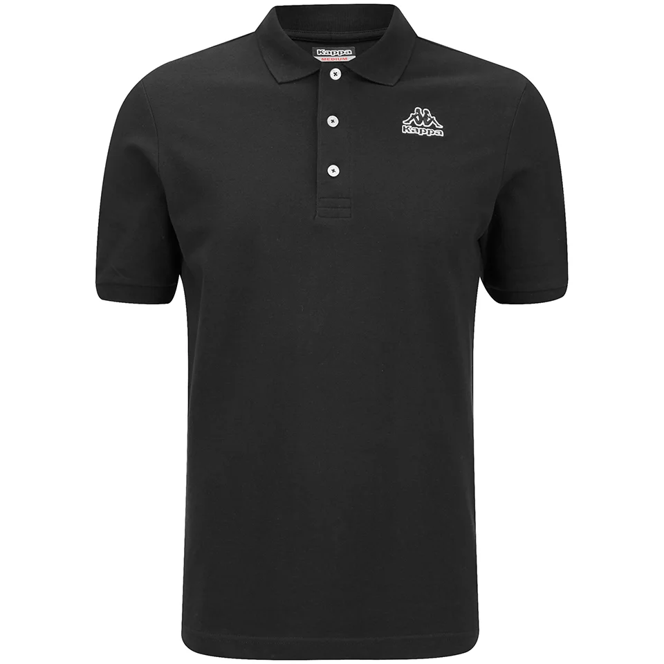 Kappa Men's Omini Polo Shirt - Black - S - Zwart Afbeelding 1