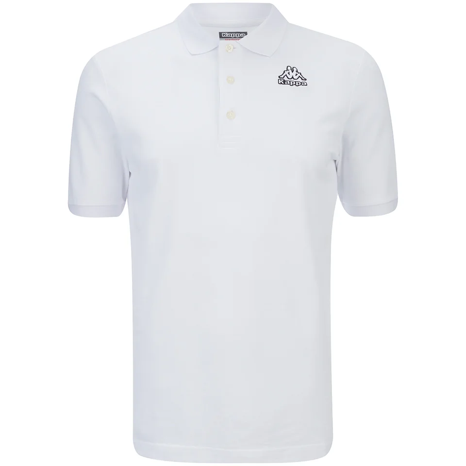 Kappa Men's Omini Polo Shirt - White - S - Wit Afbeelding 1
