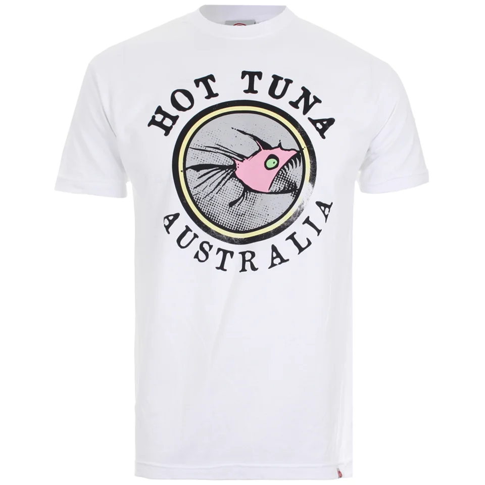 Hot Tuna Men's Australia T-Shirt - White - S - Wit Afbeelding 1
