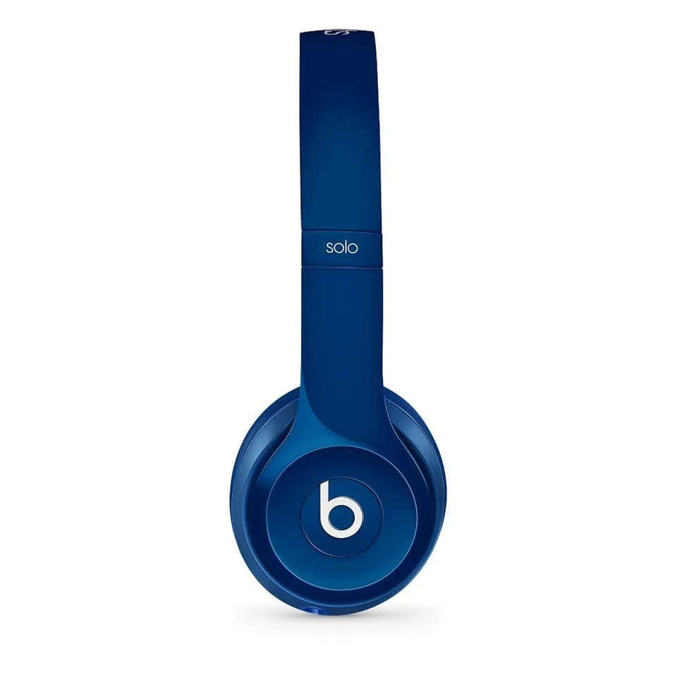 Beats by Dr. Dre: Solo2 On-Ear Headphones - Blue (Manufacturer Refurbished) Afbeelding 1