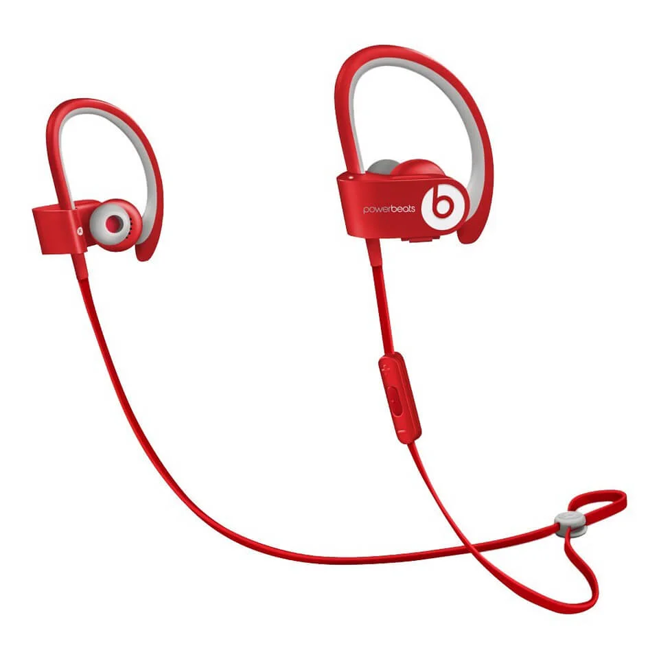 Beats by Dr. Dre: Powerbeats 2 Wireless Active Collection Earphones - Red (Manufacturer Refurbished) Afbeelding 1