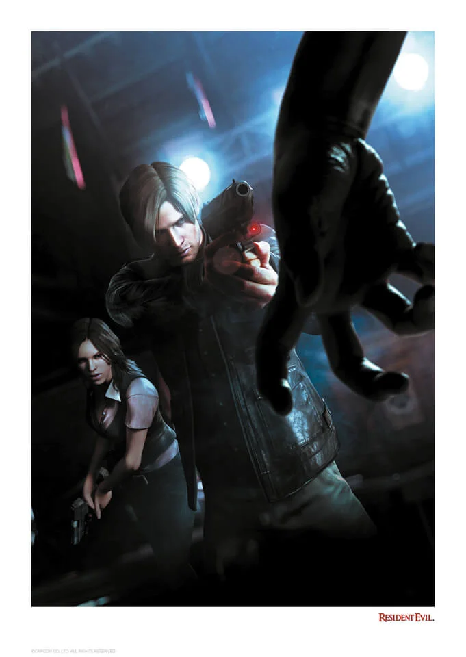 Resident Evil 'Bio Hazard' Art Print - 16.5 x 11.7 Afbeelding 1