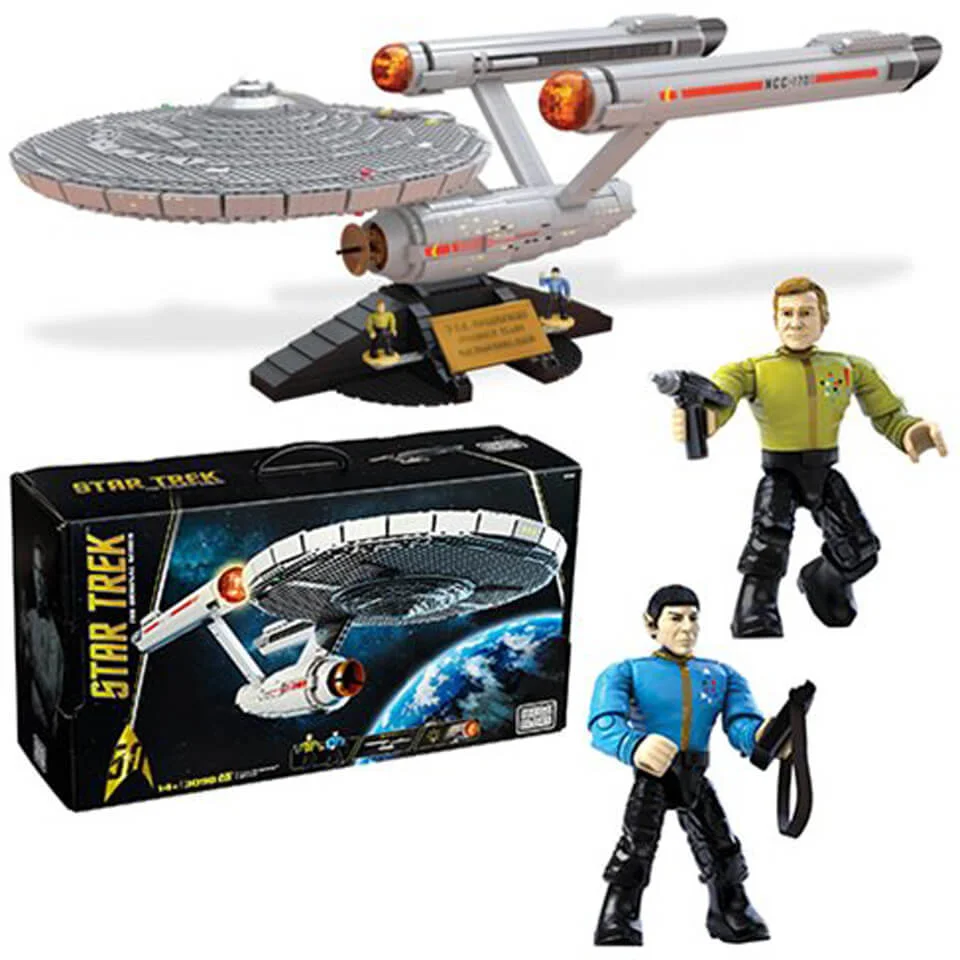 Mega Bloks Star Trek: The Original Series U.S.S. Enterprise NCC-1701 Vehicle Afbeelding 1