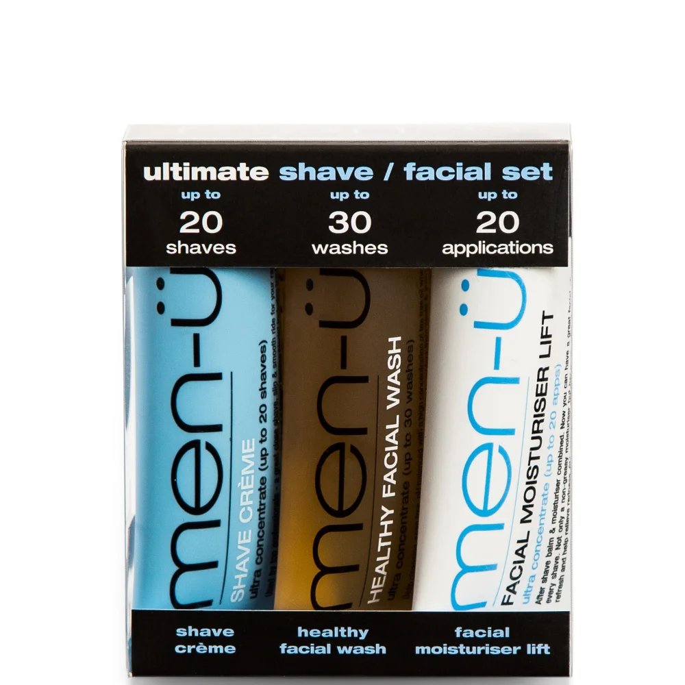 men-ü Ultimate Shave Facial Set - 15 ml (3 producten) Afbeelding 1