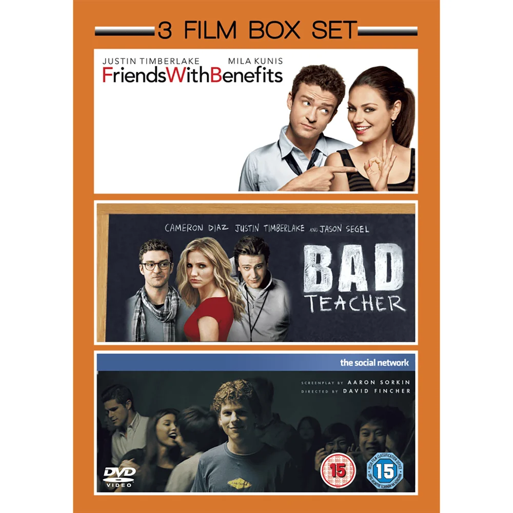 Friends with Benefits / Social Network / Bad Teacher Afbeelding 1