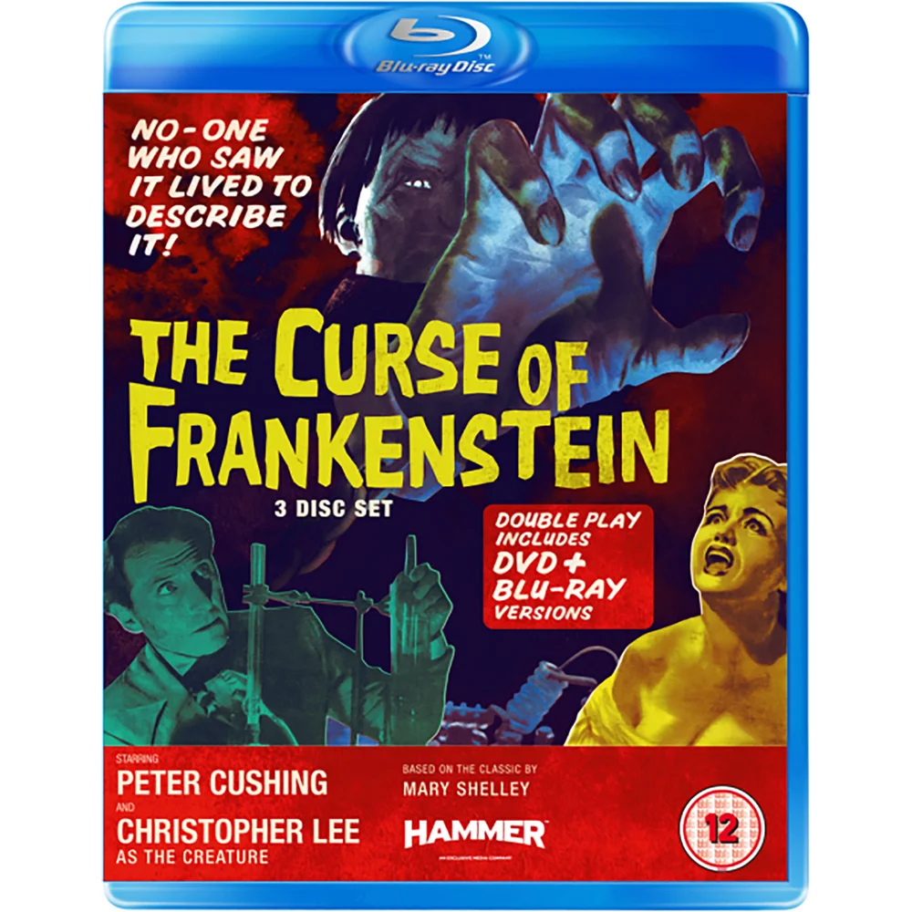 The Curse of Frankenstein - Double Play (Blu-Ray en DVD) Afbeelding 1