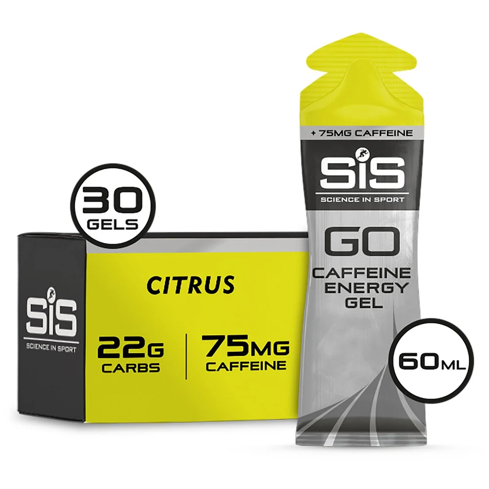 Science in Sport GO Energy + Caffeine Gel Box of 30 - Berry Afbeelding 1
