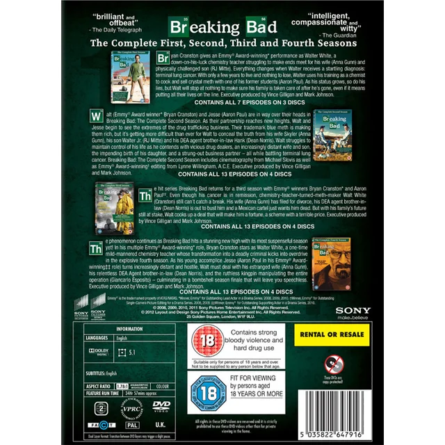 Breaking Bad - Seizoen 1-4