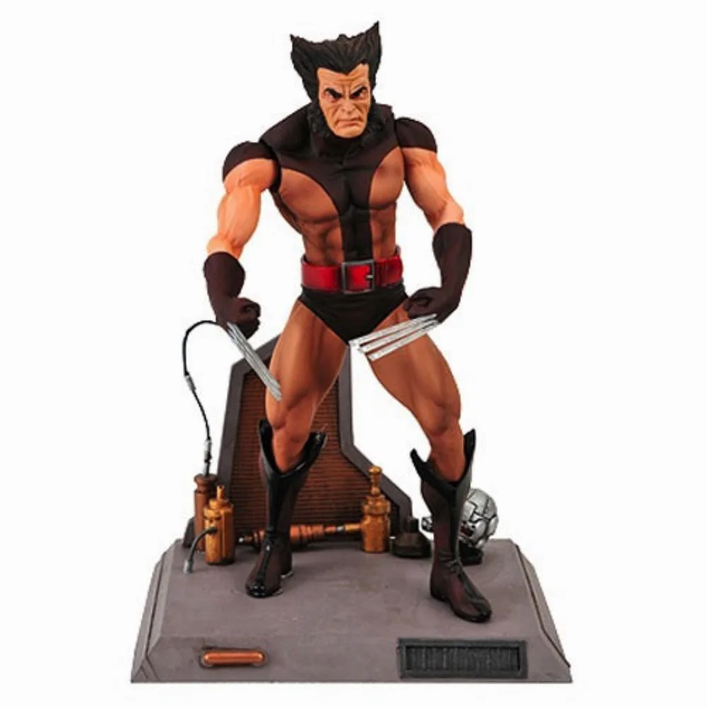 Diamond Select Marvel Select Action Figure - Wolverine (Unmasked Brown Costume) Afbeelding 1