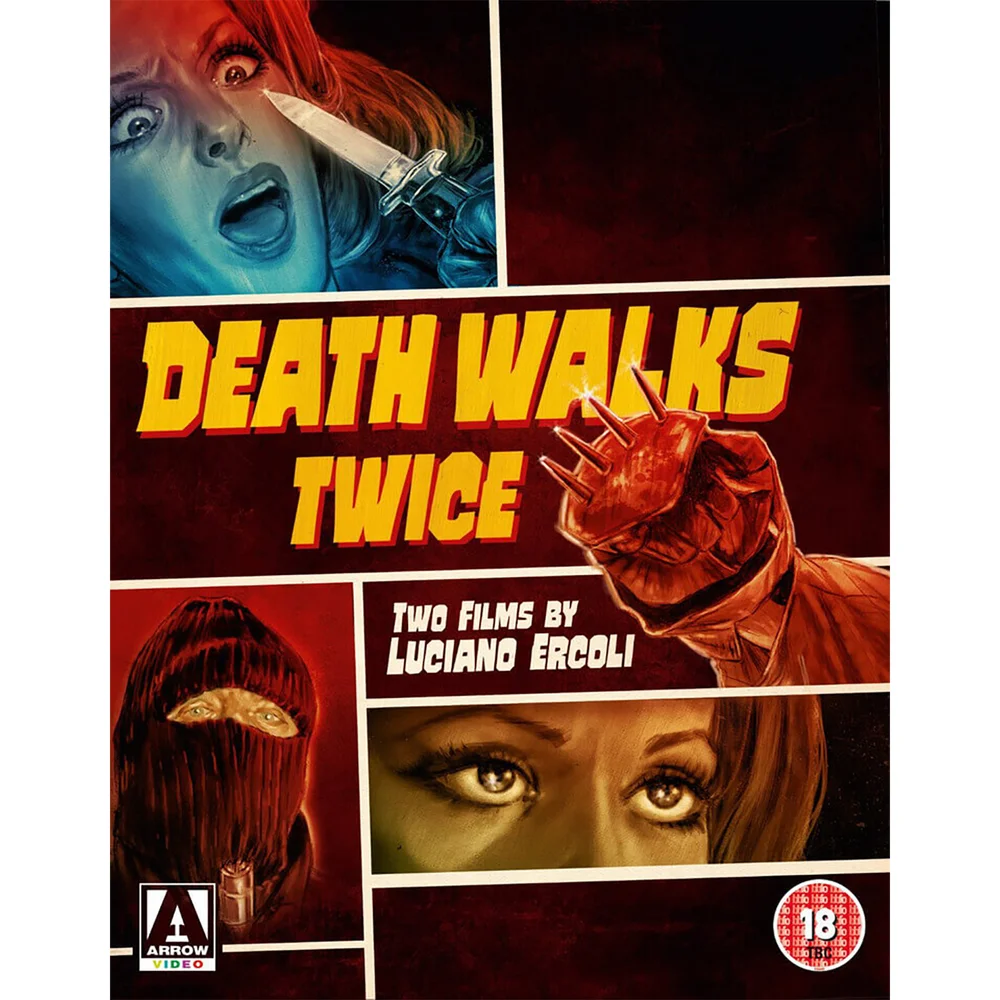 Death Walks Twice: Two Films By Luciano Ercoli - Limited Edition - Dual Format (Includes DVD) Afbeelding 1