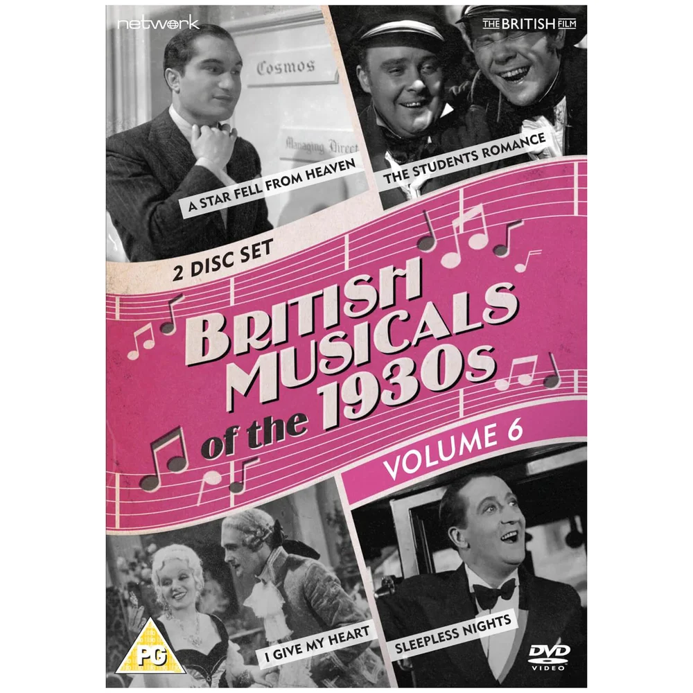 British Musicals of the 1930s Vol. 6 (Facing the Music/Sleepless Nights/A Star Fell from Heaven/The Student's Romance) Afbeelding 1