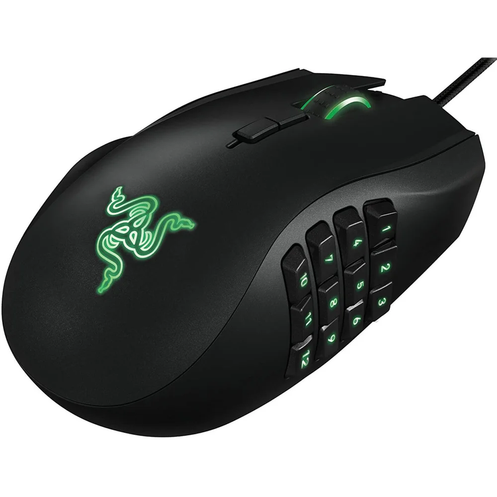 Razer Naga Left Handed Gaming Mouse - Black (2 Year Warranty) Afbeelding 1