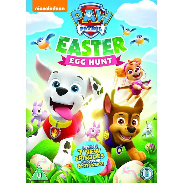 Paw Patrol: Paw Patrol: Easter Egg Hunt + Sticker Sheet - Sticker Sheet versie