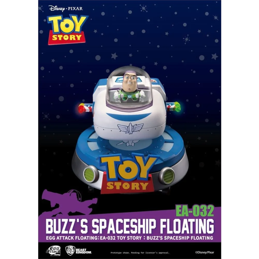 Beast Kingdom Toy Story Diorama Lumineux Ei-Aanval Buzz' drijvend ruimteschip 13cm Afbeelding 1