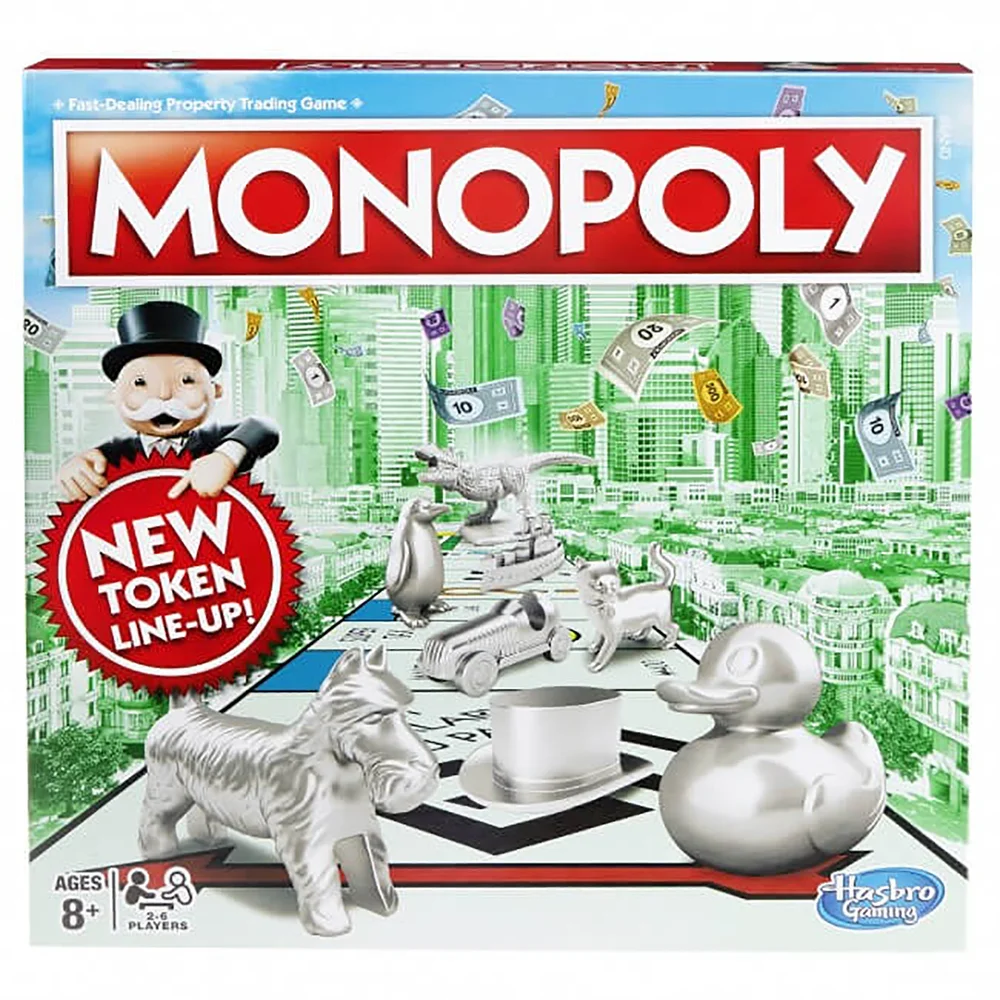 Hasbro Gaming Monopoly klassiek Afbeelding 1