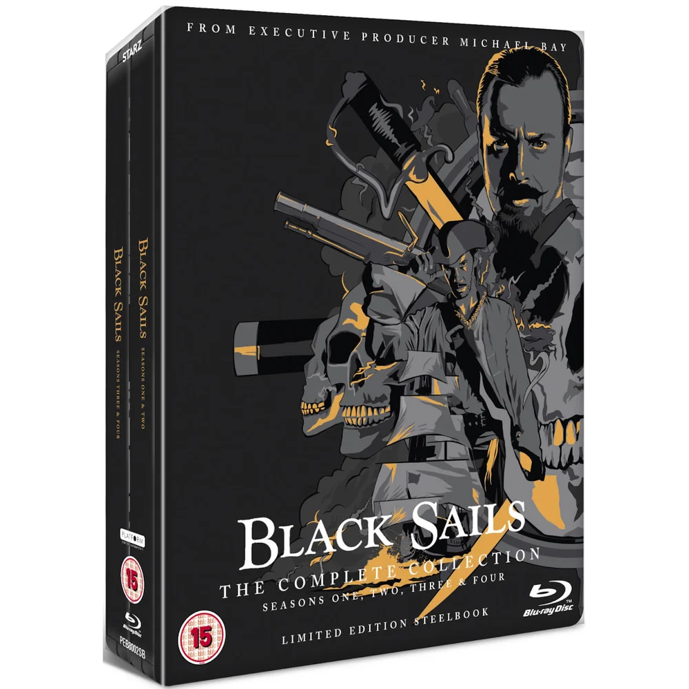 Black Sails: 1-4 - Limited Edition Steelbook Afbeelding 1