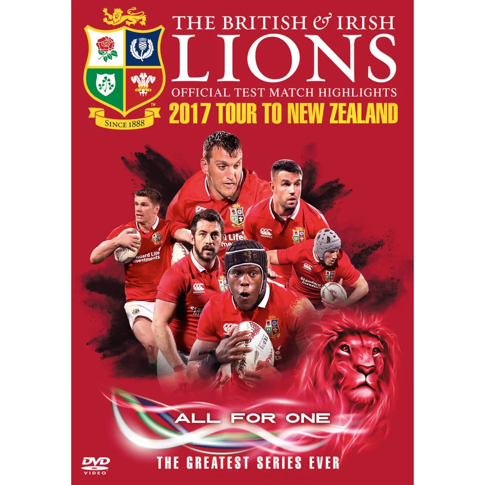 British and Irish Lions: Official Test Match Highlights 2017 Tour to New Zealand Afbeelding 1