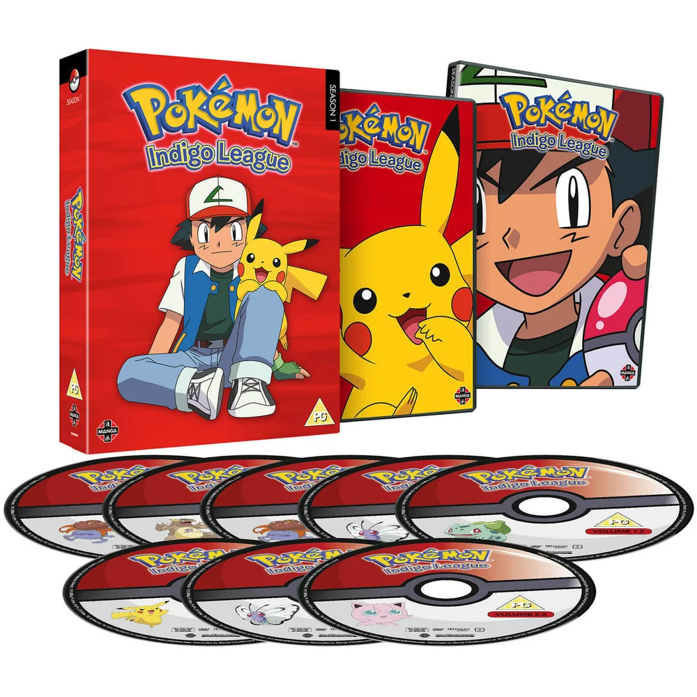 Pokemon Indigo League - Seizoen 1 Boxset Afbeelding 1