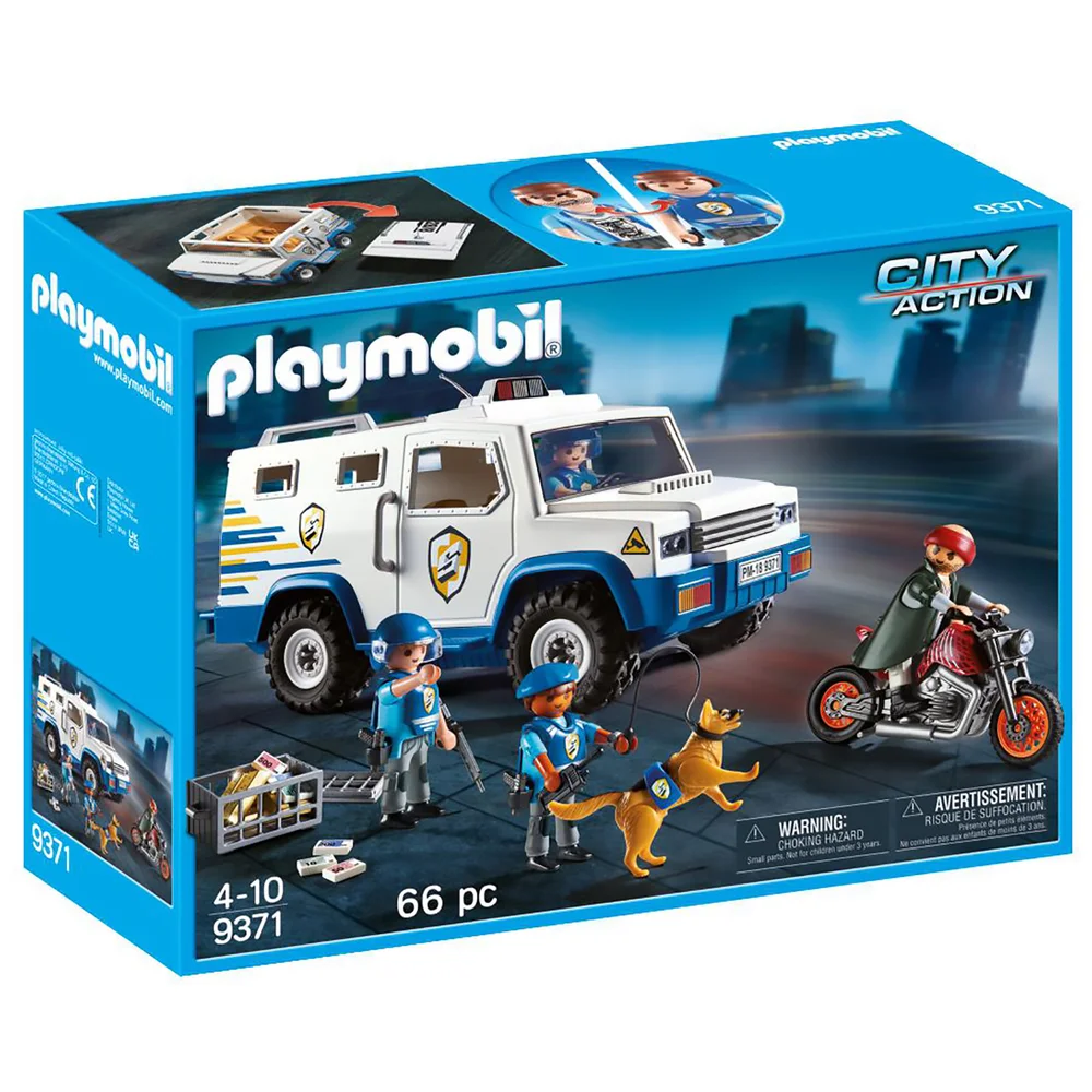 Playmobil Money Transport Vehicle (9371) Afbeelding 1
