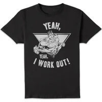 DC Comics Superman I Work Out T-shirt - Zwart