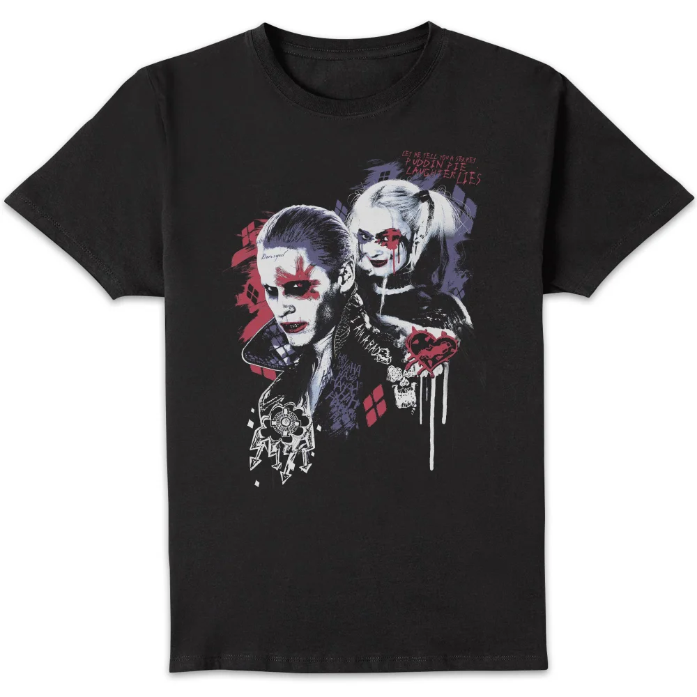 DC Comics Suicide Squad Harleys Puddin T-shirt - Zwart - S Afbeelding 1