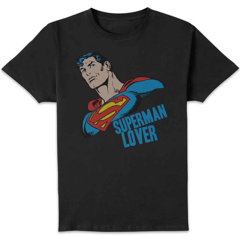 DC Comics Superman Lover T-shirt - Zwart - S Afbeelding 1