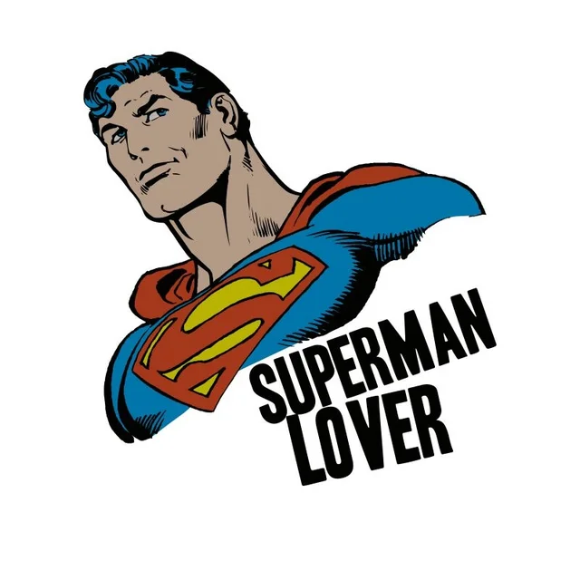 DC Comics Superman Lover T-shirt - Wit