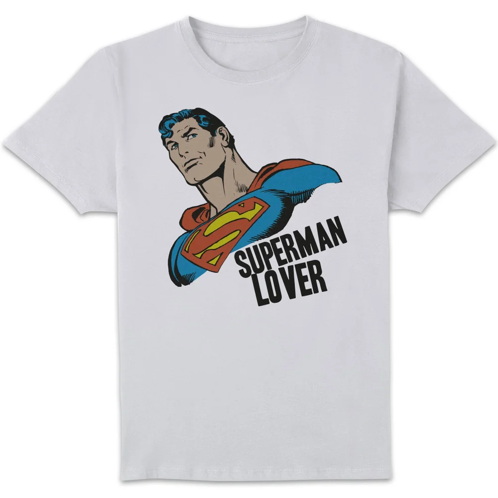 DC Comics Superman Lover T-shirt - Wit - S Afbeelding 1