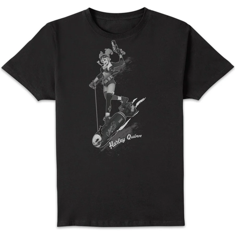 DC Comics Batman Harley Quinn Gotham T-shirt - Zwart - S Afbeelding 1