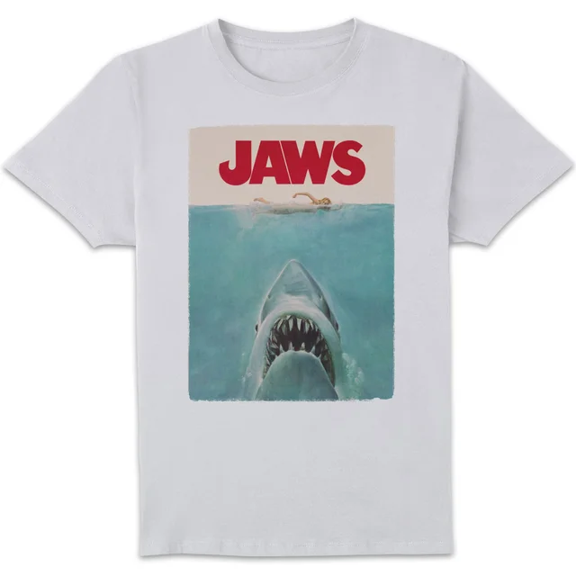 Jaws Classic Poster T-shirt - Wit