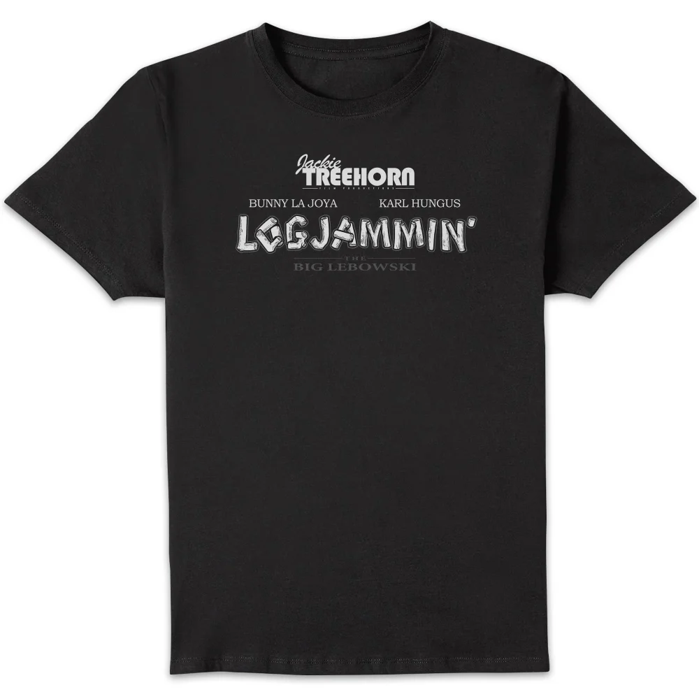 The Big Lebowski Logjammin T-shirt - Zwart - S Afbeelding 1