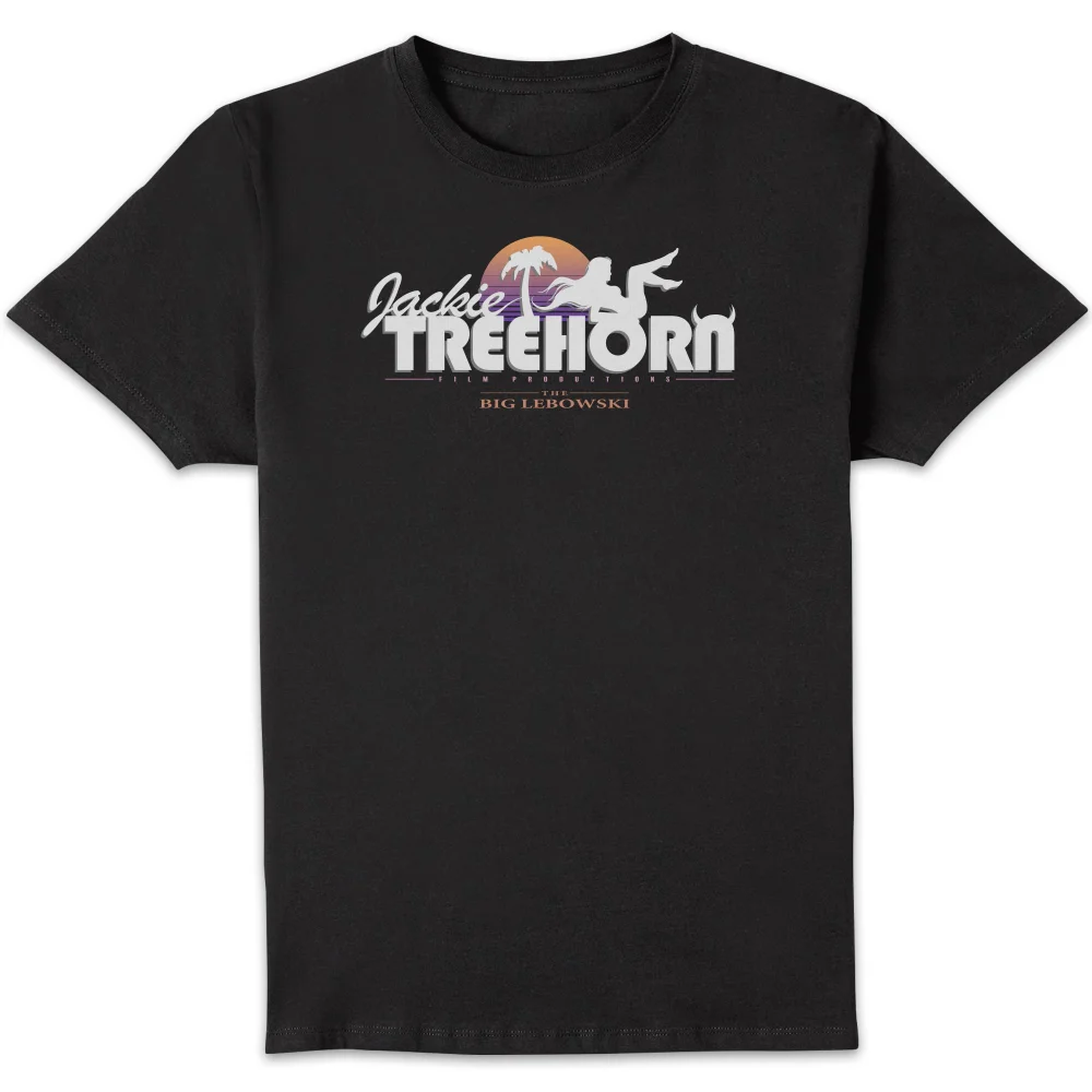 The Big Lebowski Treehorn Logo T-shirt - Zwart - S Afbeelding 1