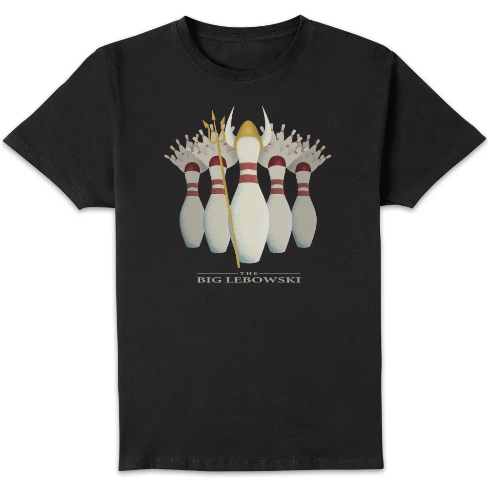 The Big Lebowski Pin Girls T-shirt - Zwart - S Afbeelding 1