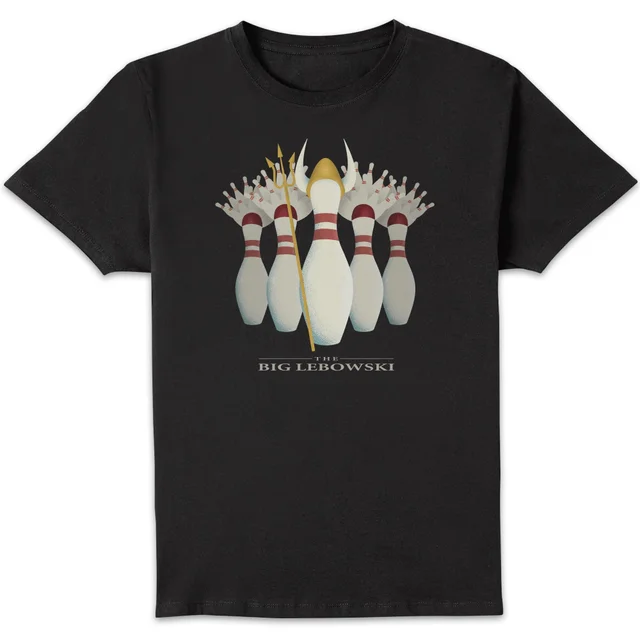The Big Lebowski Pin Girls T-shirt - Zwart