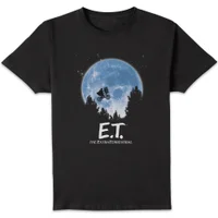E.T. Maan Silhouet T-shirt - Zwart