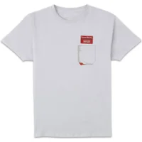 Shaun of the Dead Foree Electric Pocket T-shirt - Wit