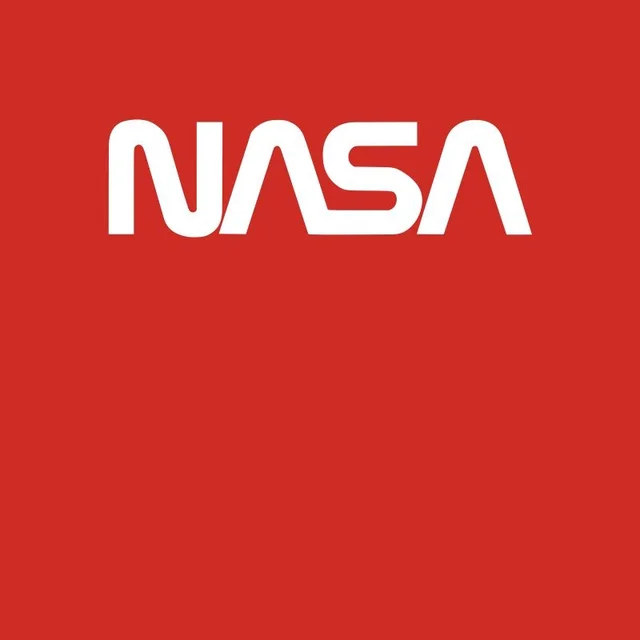 NASA Worm Logotype T-shirt - Rood