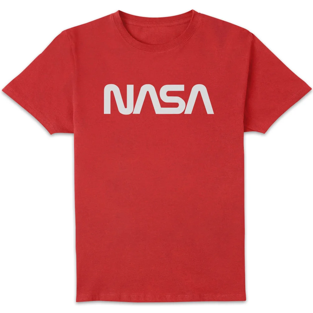 NASA Worm Logotype T-shirt - Rood - S Afbeelding 1