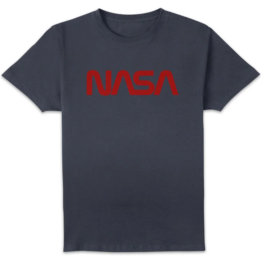 NASA Worm Logotype T-shirt - Navy - S Afbeelding 1