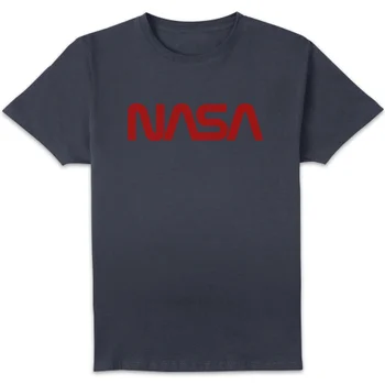 NASA Worm Logotype T-shirt - Navy