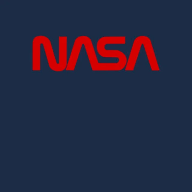 NASA Worm Logotype T-shirt - Navy