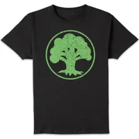 Magic The Gathering Green Mana T-shirt - Zwart - undefined undefined